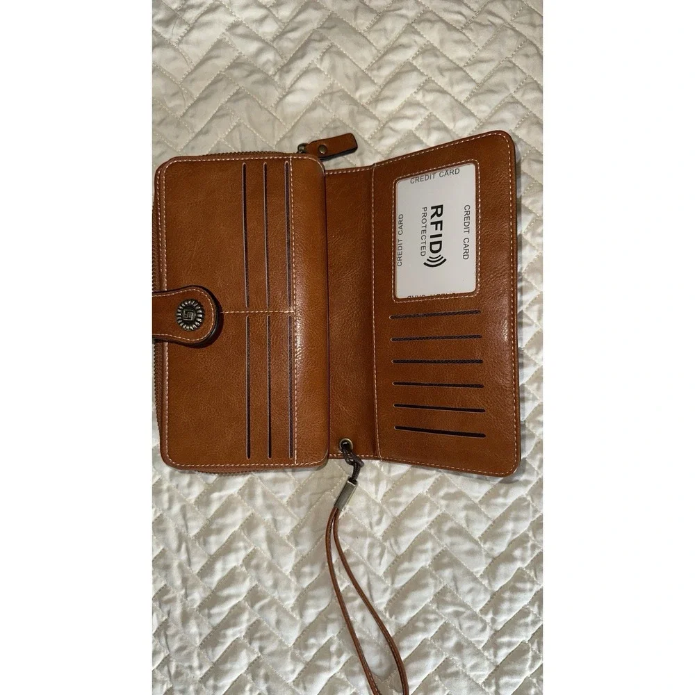 RFID Wallet Zip Around‎ -charm Infinite
